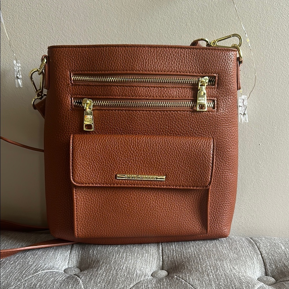 Steve Madden Brown Crossbody Bag